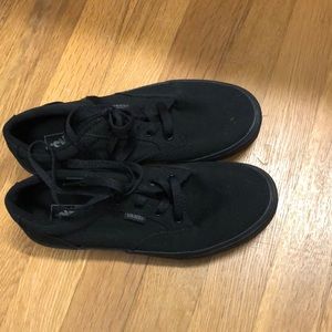 Vans, black, NWOT, youth size 5